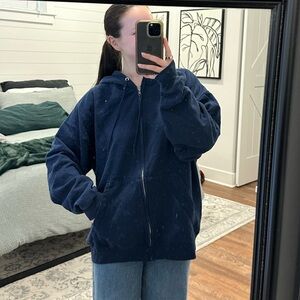 Hanes ComfortBlend Hoodie in Navy